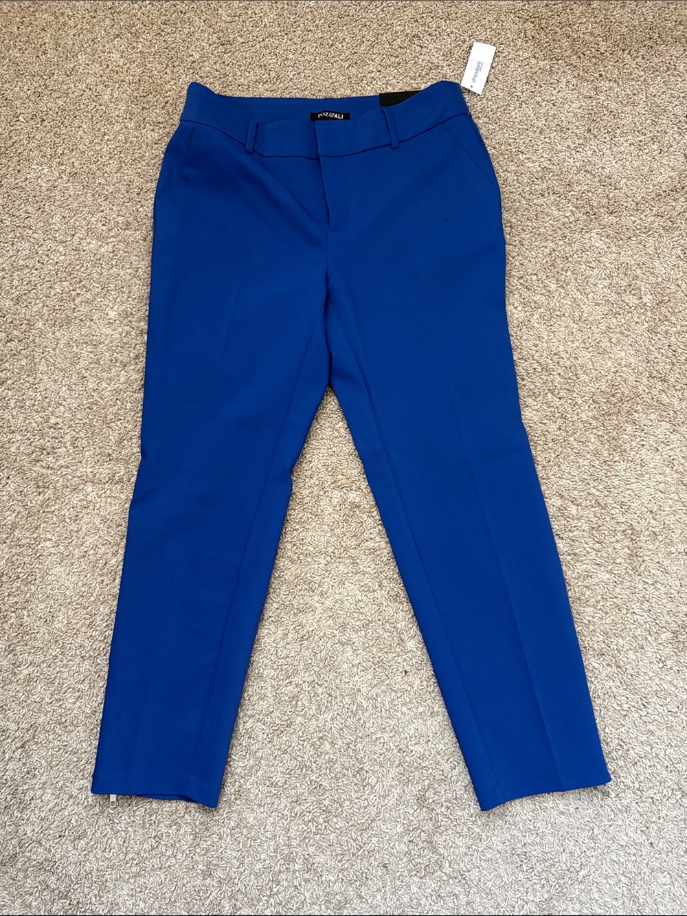 Roz & Ali Royal Blue Ankle Pants